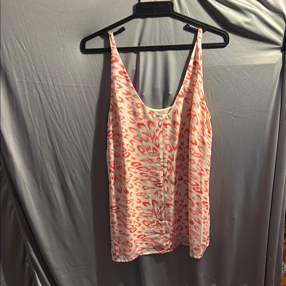 CAbi Orange Sleeveless Camisole Top